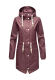 Navahoo Tropical Storm Damen Regenjacke Wine Größe S - Gr. 36