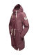 Navahoo Tropical Storm Damen Regenjacke Wine Größe S - Gr. 36