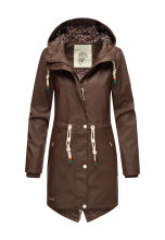 Navahoo Tropical Storm ladies rain jacket Dark Choco Größe S - Gr. 36