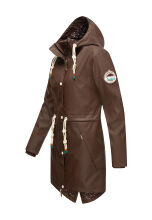 Navahoo Tropical Storm ladies rain jacket Dark Choco Größe S - Gr. 36