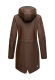 Navahoo Tropical Storm Damen Regenjacke Dark Choco Größe 3XL - Gr. 46