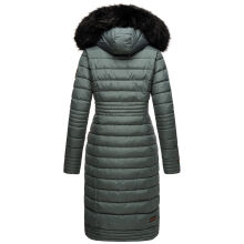 Navahoo Umay Damen Winter-Mantel Stormy Blue Gr&ouml;&szlig;e M - Gr. 38