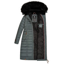 Navahoo Umay Damen Winter-Mantel Stormy Blue Gr&ouml;&szlig;e L - Gr. 40