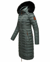 Navahoo Umay Damen Winter-Mantel Stormy Blue Größe XL - Gr. 42