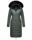 Navahoo Umay Damen Winter-Mantel Stormy Blue Größe XL - Gr. 42