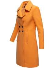 Navahoo Wooly Damen Trenchcoat Winter Mantel Apricot Sorbet Größe M - Gr. 38