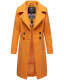 Navahoo Wooly Damen Trenchcoat Winter Mantel Apricot Sorbet Größe M - Gr. 38