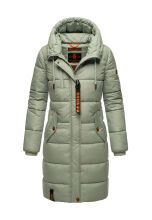 Marikoo Yuikoo lange Damen Winterjacke Smokey Mint-Größe XL - Gr. 42