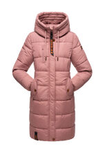 Marikoo Yuikoo lange Damen Winterjacke Dark Rose-Gr&ouml;&szlig;e S - Gr. 36