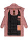 Marikoo Yuikoo ladies winter coat Dark Rose Größe L - Gr. 40