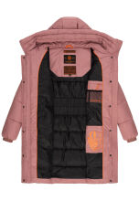 Marikoo Yuikoo lange Damen Winterjacke Dark Rose-Gr&ouml;&szlig;e XL - Gr. 42
