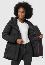 Marikoo Akumaa Damen Winterjacke Schwarz Größe XXL - Gr. 44