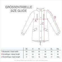 Marikoo Akumaa Damen Winterjacke Schwarz Größe XXL - Gr. 44