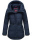 Marikoo Akumaa Damen Winterjacke Navy Größe S - Gr. 36