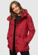 Marikoo Akumaa Damen Winterjacke Dark Red Größe XXL - Gr. 44