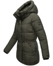 Marikoo Akumaa Damen Winterjacke Dark Olive Größe XS - Gr. 34