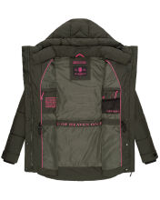 Marikoo Akumaa Damen Winterjacke Dark Olive Gr&ouml;&szlig;e M - Gr. 38