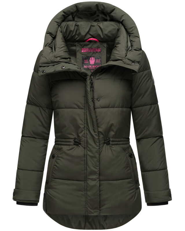 Marikoo Akumaa Damen Winterjacke Dark Olive Gr&ouml;&szlig;e XL - Gr. 42