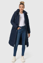 Marikoo Ayumii Damen Winterjacke Navy Gr&ouml;&szlig;e XXL - Gr. 44