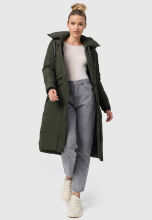 Marikoo Ayumii Damen Winterjacke Dark Olive Gr&ouml;&szlig;e XL - Gr. 42