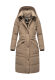 Marikoo Ayumii Damen Winterjacke Taupe Grey Größe S - Gr. 36