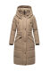 Marikoo Ayumii Damen Winterjacke Taupe Grey Größe S - Gr. 36