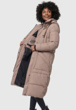 Marikoo Ayumii Damen Winterjacke Taupe Grey Gr&ouml;&szlig;e XL - Gr. 42