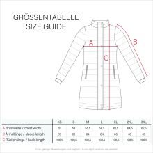 Marikoo Ayumii Damen Winterjacke Light Grey Größe S - Gr. 36