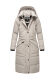 Marikoo Ayumii Damen Winterjacke Light Grey Größe S - Gr. 36