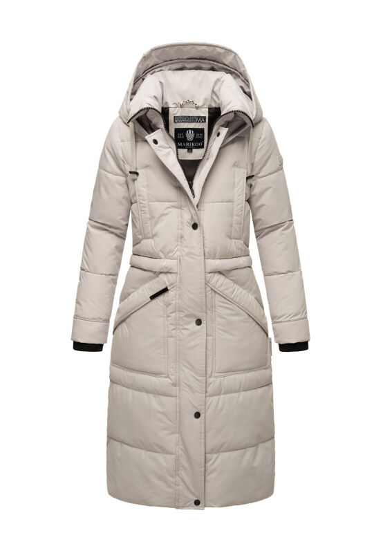 Marikoo Ayumii Damen Winterjacke Light Grey Gr&ouml;&szlig;e XL - Gr. 42