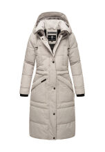 Marikoo Ayumii Damen Winterjacke Light Grey Gr&ouml;&szlig;e XL - Gr. 42