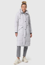 Marikoo Ayumii Damen Winterjacke Light Grey Gr&ouml;&szlig;e XXXL - Gr. 46