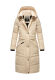 Marikoo Ayumii Damen Winterjacke Creme Größe L - Gr. 40