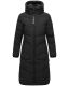 Marikoo Benikoo Damen lange Winterjacke Schwarz Größe XXL - Gr. 44