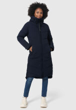 Marikoo Benikoo Damen lange Winterjacke Navy...