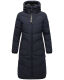 Marikoo Benikoo Damen lange Winterjacke Navy Größe S - Gr. 36