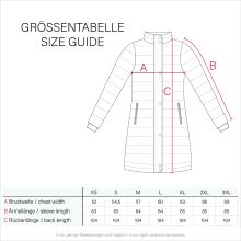 Marikoo Benikoo Damen lange Winterjacke Rusty Cinnamon-Größe S - Gr. 36