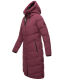 Marikoo Benikoo Damen lange Winterjacke Wine Größe L - Gr. 40