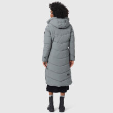 Marikoo Benikoo Damen lange Winterjacke Stormy Blue-Gr&ouml;&szlig;e L - Gr. 40