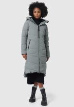 Marikoo Benikoo Damen lange Winterjacke Stormy Blue...