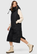 Navahoo Brezelchen Damen Winter Weste Schwarz Größe L - Gr. 40