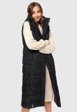 Navahoo Brezelchen Damen Winter Weste Schwarz Größe XXL - Gr. 44