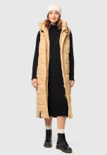 Navahoo Brezelchen Damen Winter Weste Sand Größe M - Gr. 38