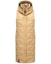 Navahoo Brezelchen Damen Winter Weste Sand Größe M - Gr. 38