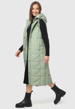 Navahoo Brezelchen Damen Winter Weste Smokey Mint Gr&ouml;&szlig;e XXL - Gr. 44