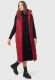 Navahoo Brezelchen Damen Winter Weste Dark Red Größe XS - Gr. 34