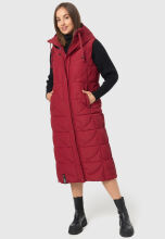 Navahoo Brezelchen Damen Winter Weste Dark Red Gr&ouml;&szlig;e XL - Gr. 42