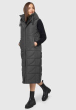 Navahoo Brezelchen Damen Winter Weste Anthrazit Gr&ouml;&szlig;e XL - Gr. 42