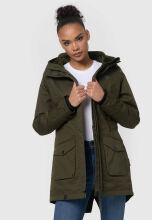 Navahoo Brinjaa Damen Softshell Jacke Dark Olive Gr&ouml;&szlig;e S - Gr. 36
