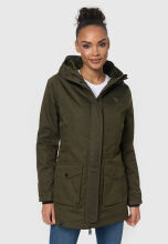 Navahoo Brinjaa Damen Softshell Jacke Dark Olive Größe M - Gr. 38